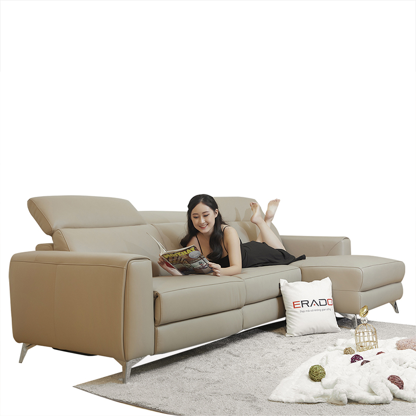 Sofa da thật Malaysia mã SNK67-10271