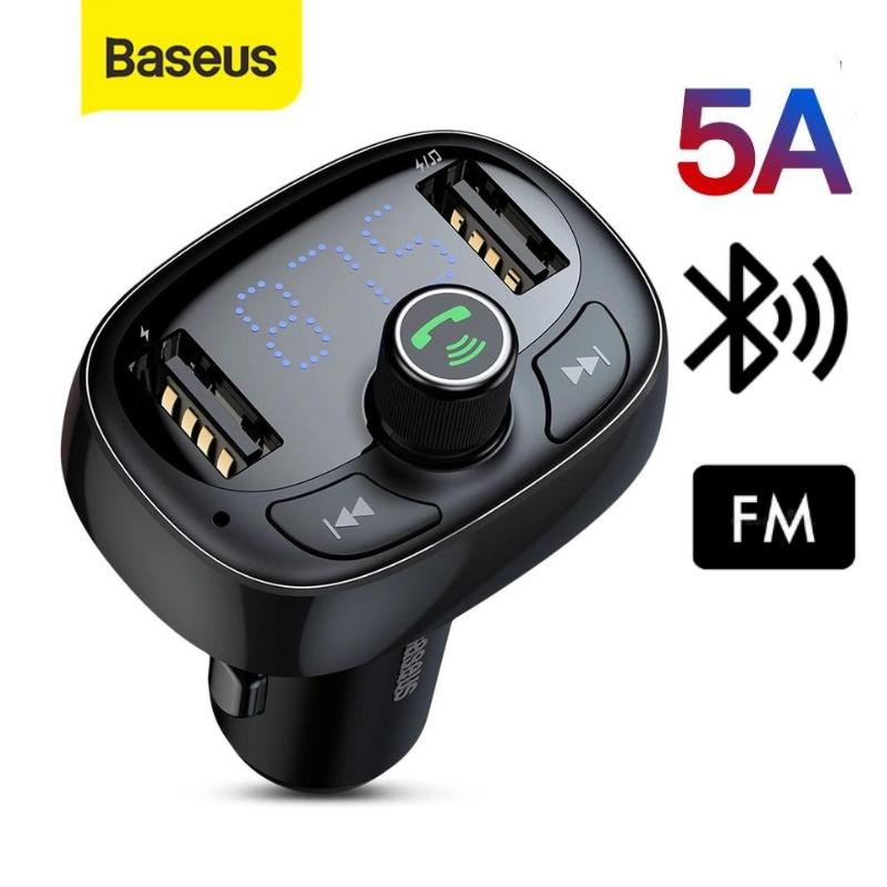 Tẩu sạc ô tô cao cấp BASEUS S09 - Cốc sạc thông minh kết nối qua buetooth 4.2 có hiển thị led