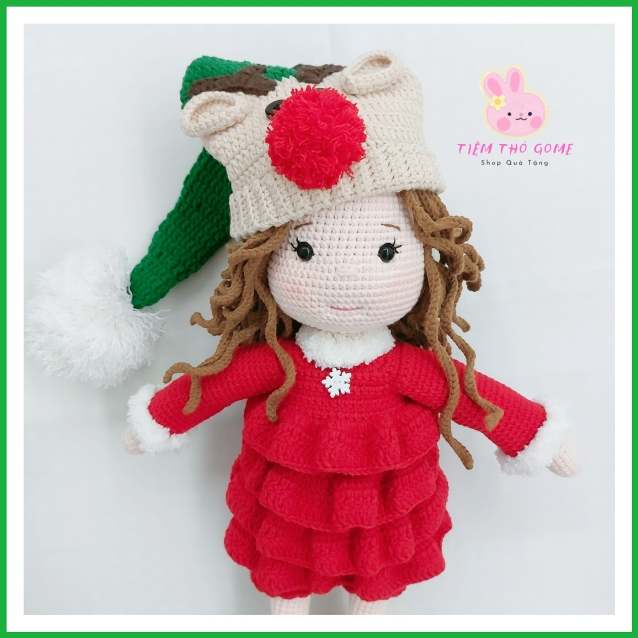 Búp bê len handmade - Búp bê Noel 52