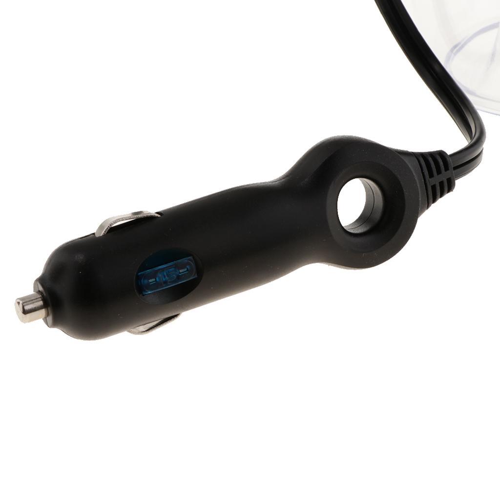 Automobile Dual USB + Bluetooth Car Charger Cigarette Lighter Socket Black