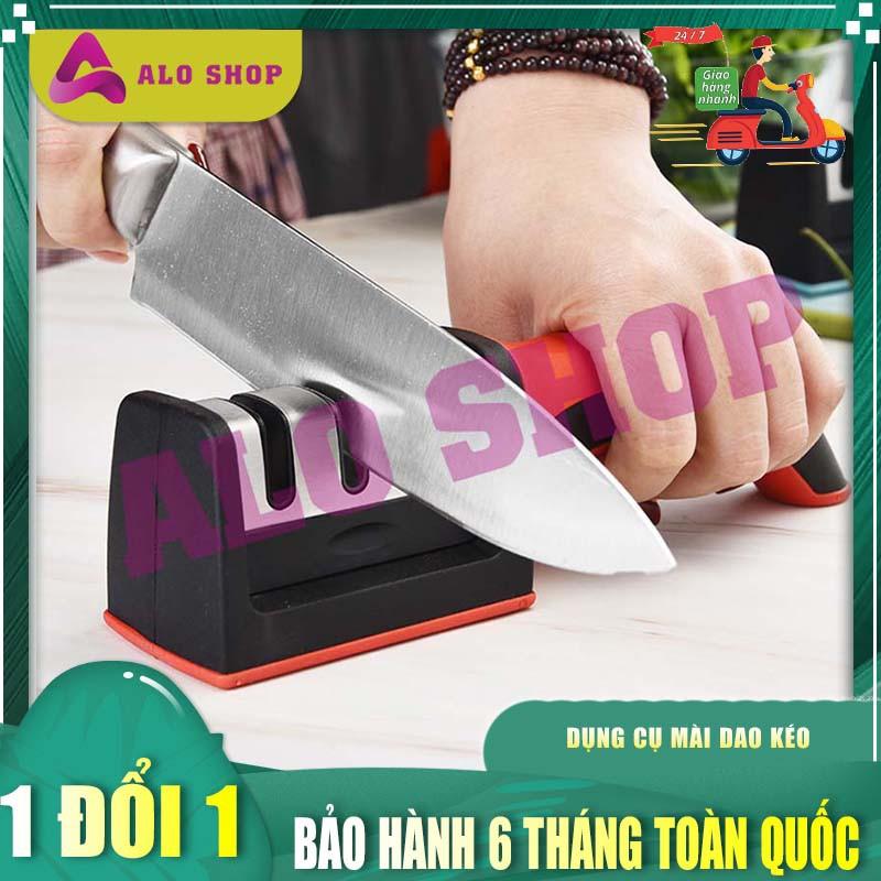 Dụng Cụ Mài Dao Kéo 2 Cấp Độ Cầm Tay - Đồ Mài Dao Nhanh Tiện Lợi ALOSHOP