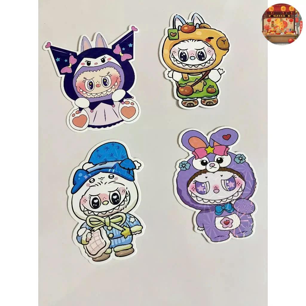 Set 100 &amp; Set 50 Bao Lì Xì Chibi Labubu Tết Hottrend Ất Tị 2025 - Phản Quang - giao mẫu ngẫu nhiên