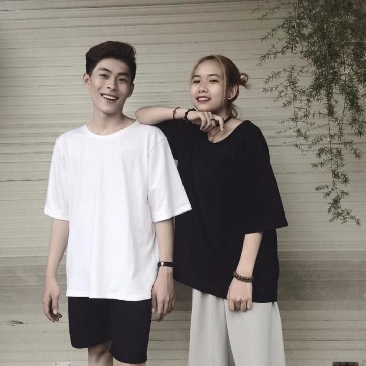 Áo thun unisex form rộng tay lửng nam nữ hàn quốc Lá MCLE 2021