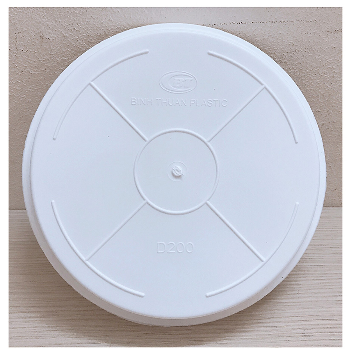 3 Khay Đĩa Nhựa Lót Đế Chậu D200 - Màu Trắng