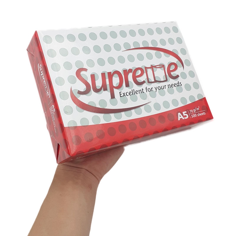 Giấy Photo Supreme A5 70gsm (500 Tờ)