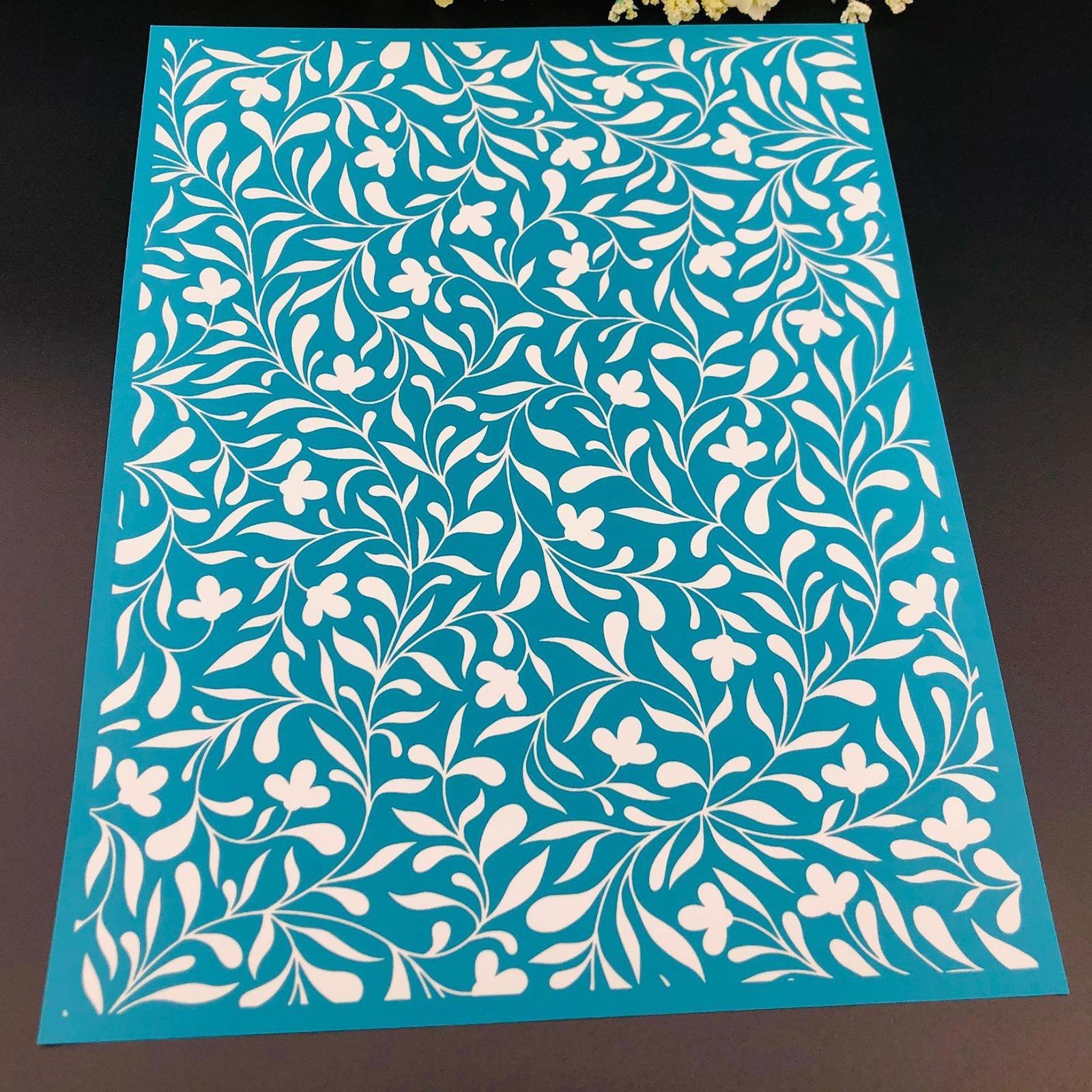 Silk Screen Printing Stencil Decoration Manual for DIY Background Pillow
