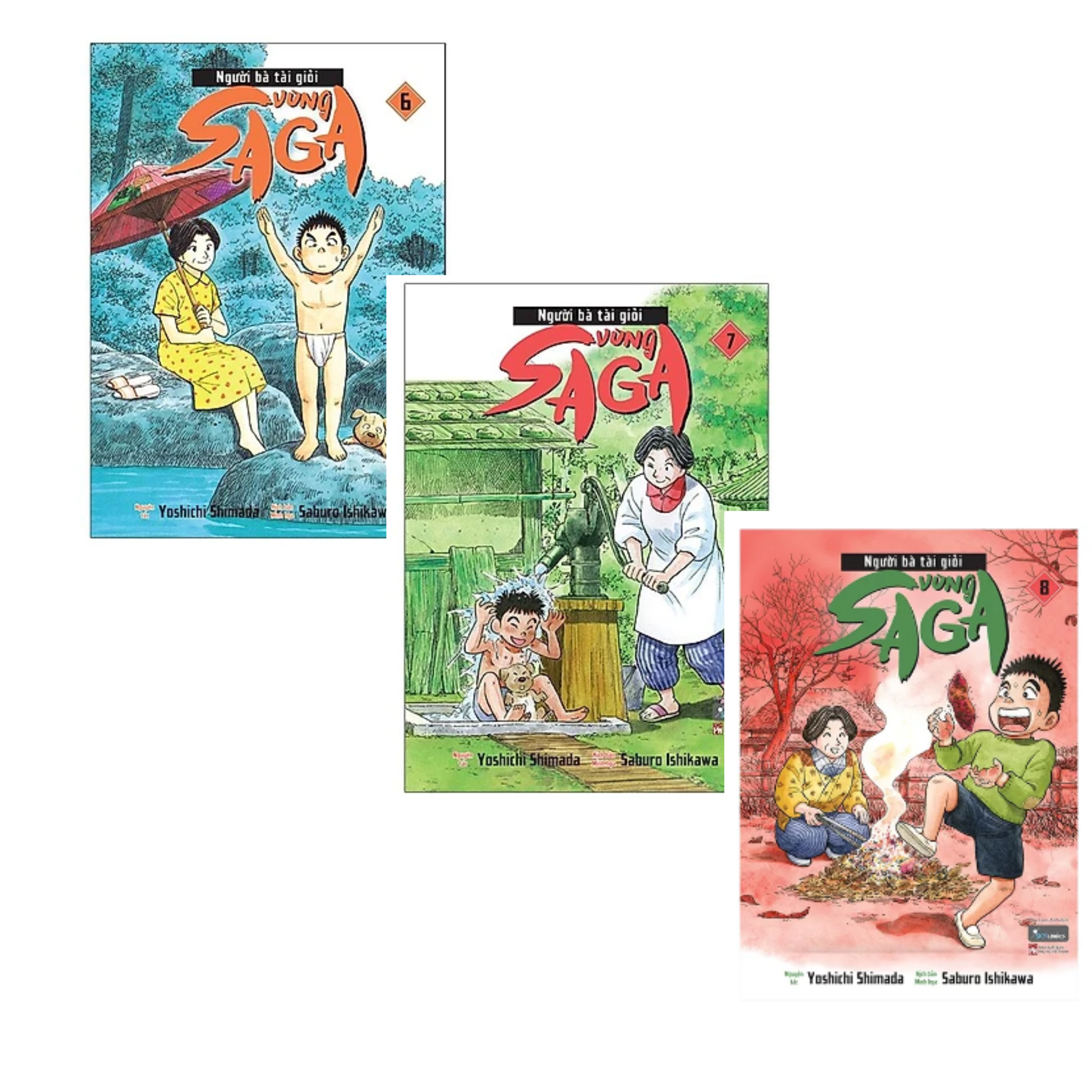 Combo Người Bà Tài Giỏi Vùng Saga _Tặng Kèm Khóa và Bookmark Chờ duyệt tự động