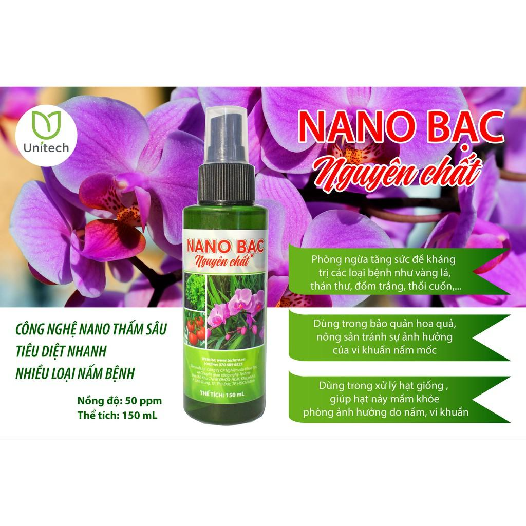 Chai xịt nano bạc nguyên chất Unitech 50ppm
