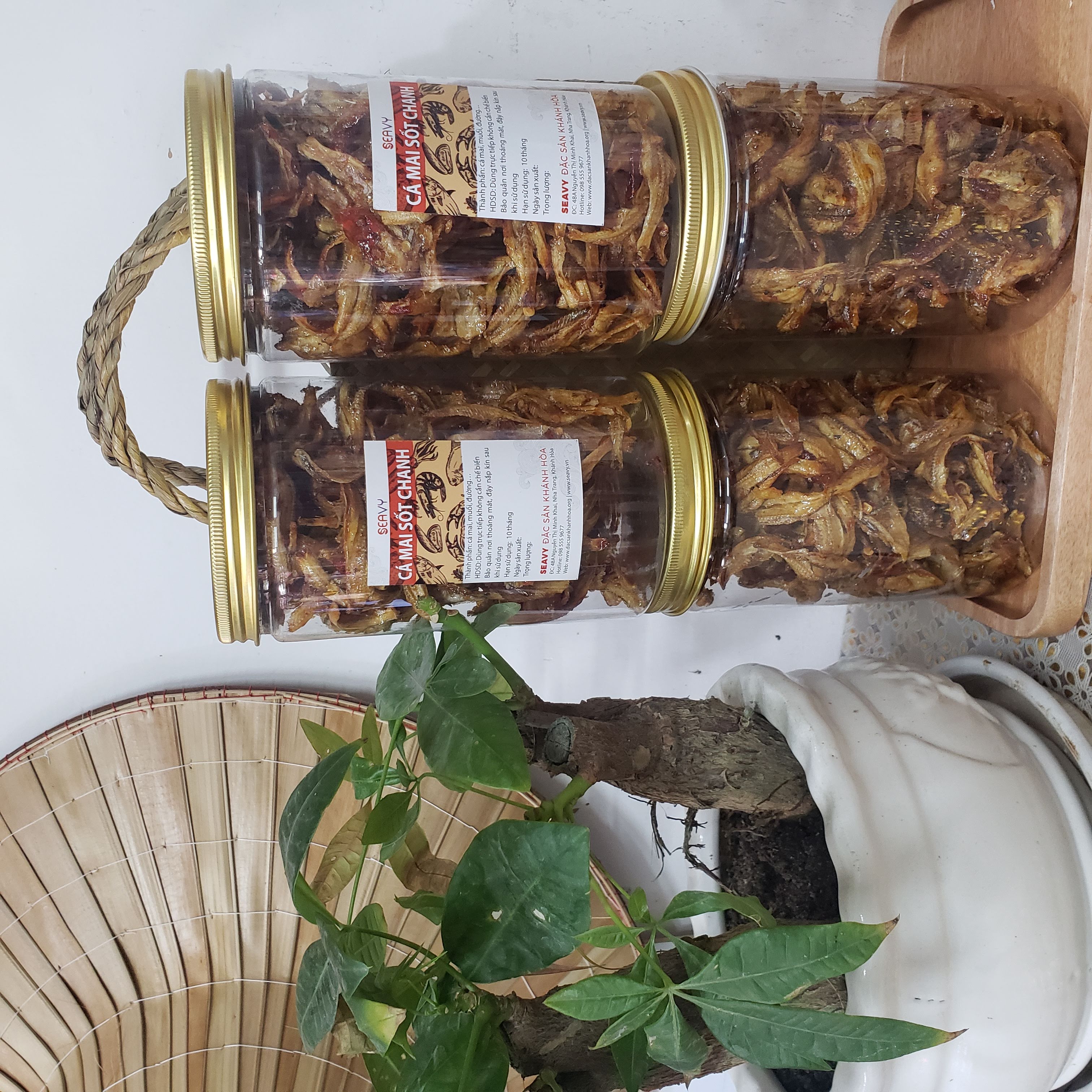 Đặc Sản Nha Trang -Cá Mai Sốt Chanh Dây Ăn Liền Seavy Hộp 500G