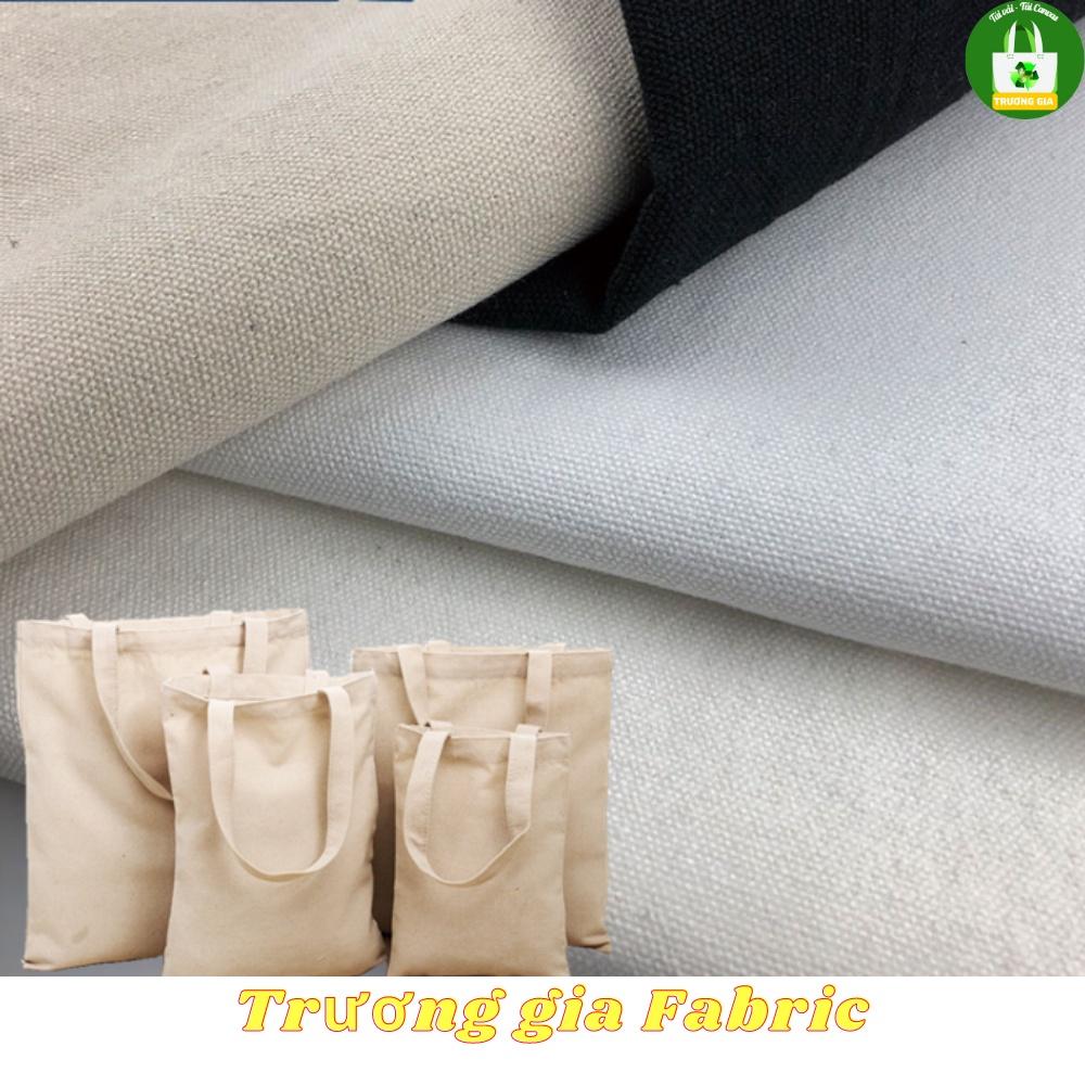 Túi Vải Canvas Túi vải bố Tùy chỉnh kích thước màu đen in logo Quảng cáo thương hiệu doanh nghiệp