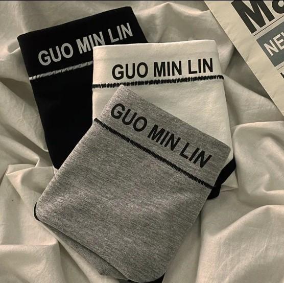 Quần lót nữ cotton caocấp nội địa Trung GuoMinLin VIỀN KẺ, thấm hút mồ hôi tốt, mềm mại, ômdáng Wo