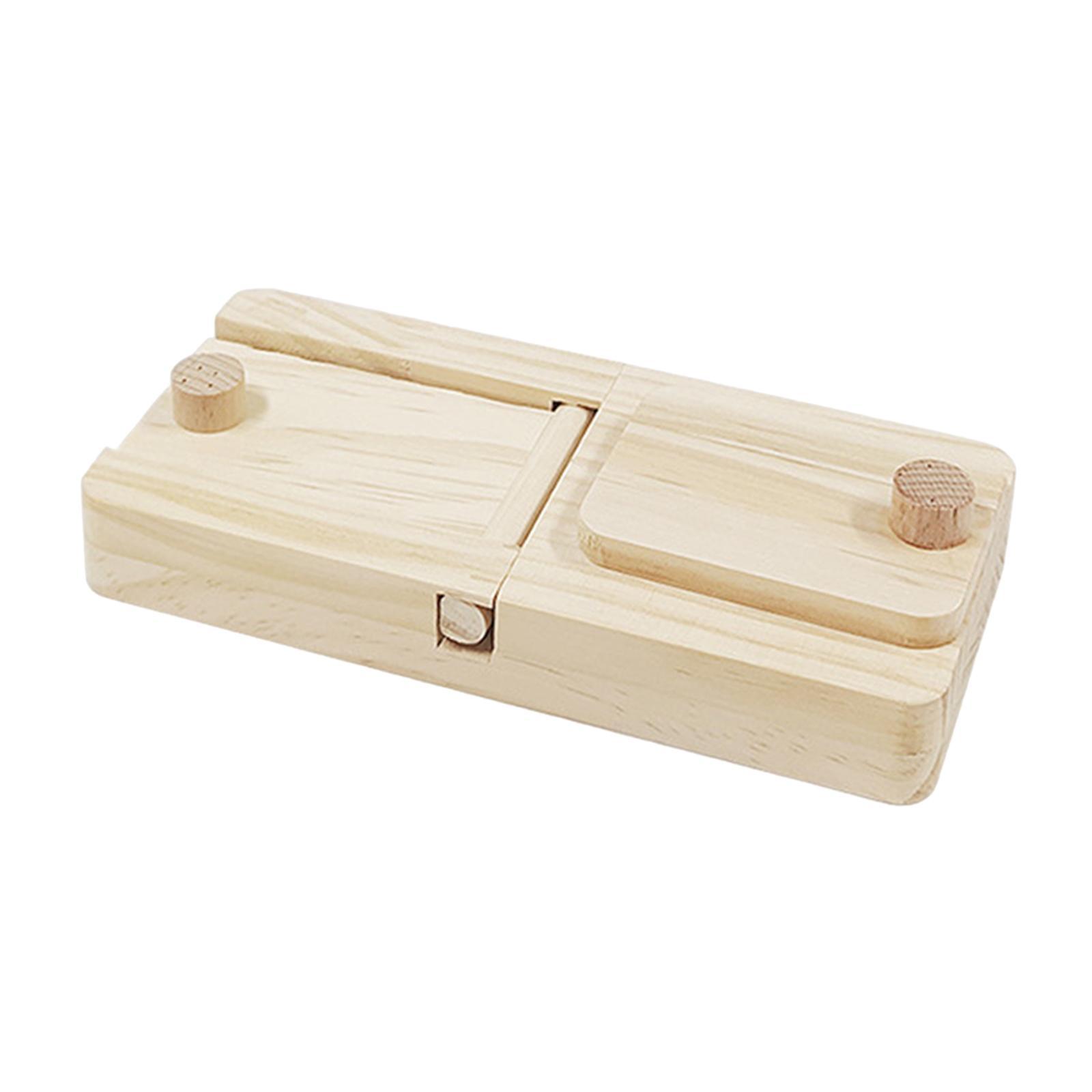 Wooden Enrichment Foraging Toy Chew Toys Interactive for Gerbil Rabbit