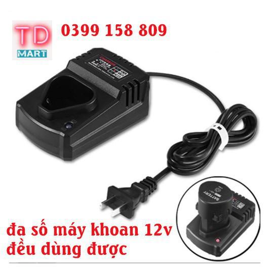 DOCK sạcPin Li-ion 12V, Đế sạc pin máy khoan 12v