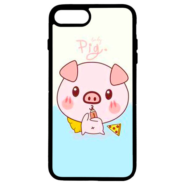 Ốp lưng cho iPhone 7 Plus heo 3 - Hàng chính hãng