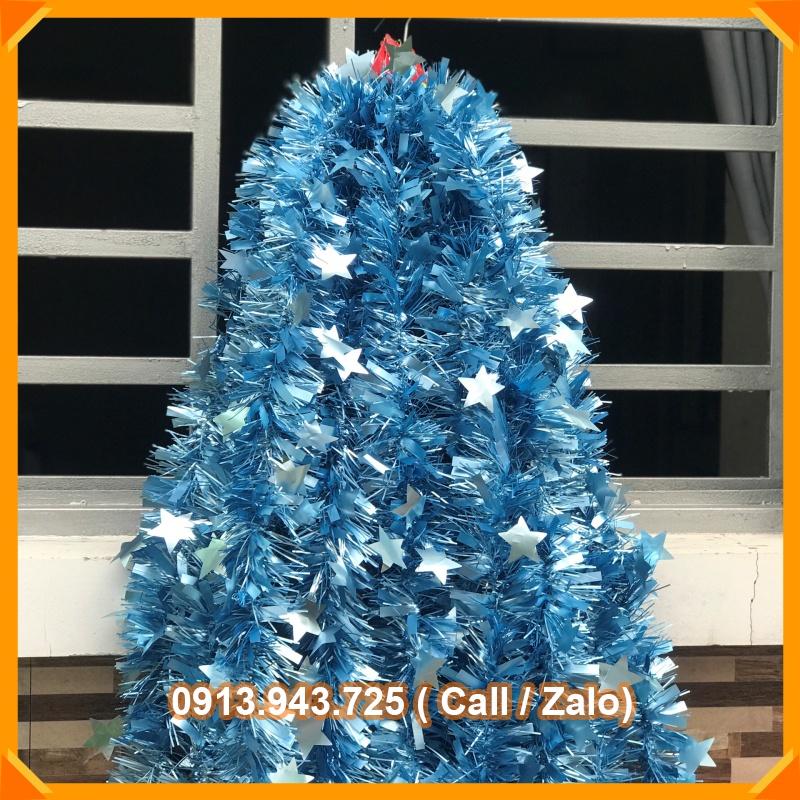 Dây kim tuyến xà cừ lấp lánh 7 màu trang trí noel