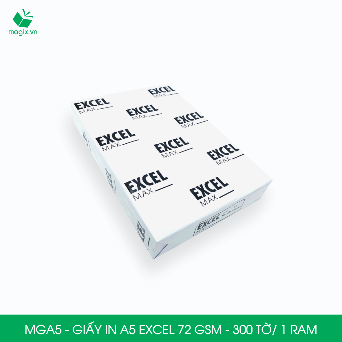 Combo 5 ram Giấy in đơn hàng A5 Excel 72 gsm Thái Lan - Giấy in văn phòng