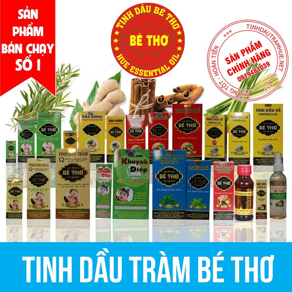 TINH DẦU SẢ (CHAI NHỎ) - THƯƠNG HIỆU BÉ THƠ