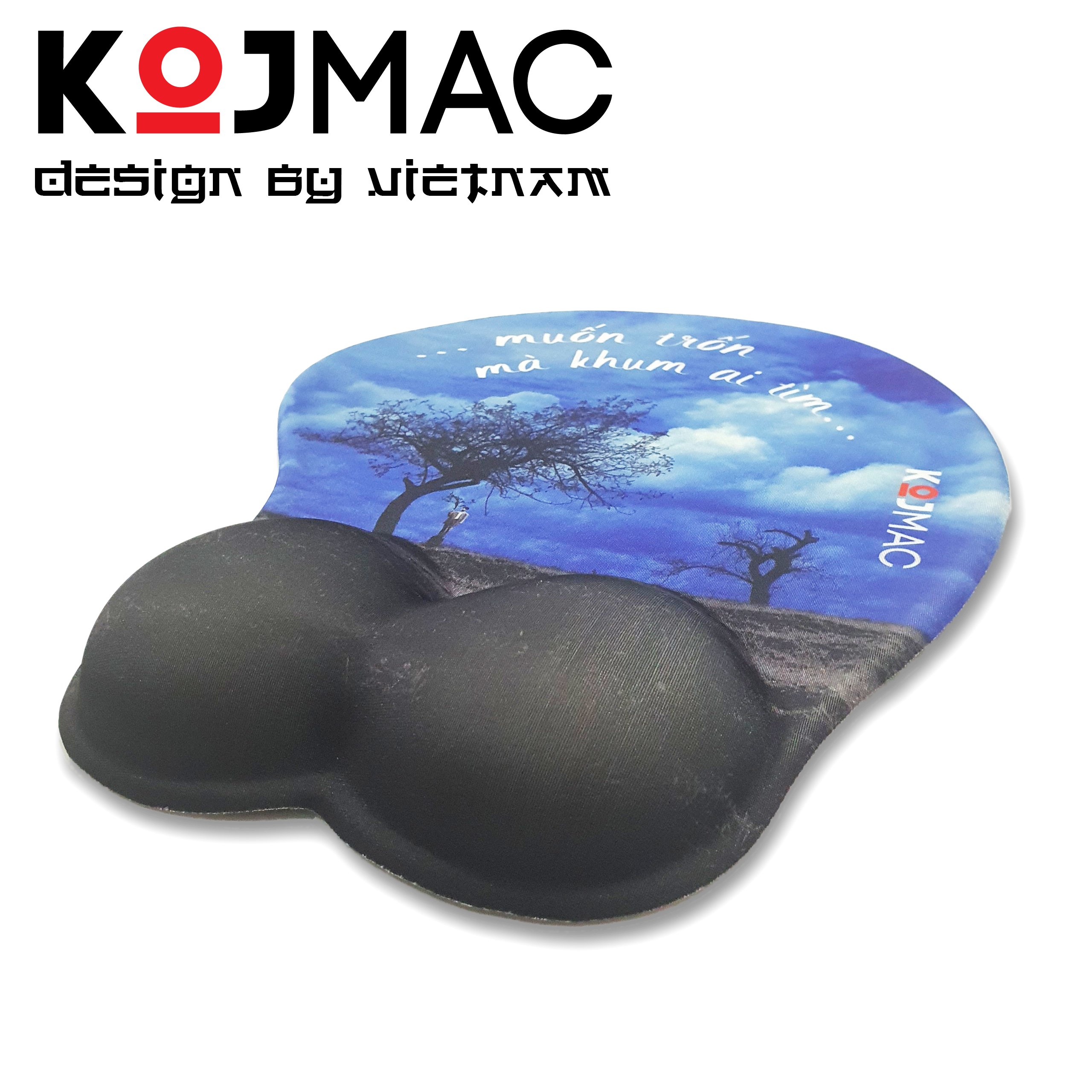 Lót Chuột Có Đệm Tay KOJMAC PKA312 MOUSE PAD SILICONE GAMING 3D ANIME CUTE Mông Cún Corgi Dễ Thương - Hàng Chính Hãng ( Bàn di văn phòng chống đau mỏi cổ tay cho nam nữ chơi game cao cấp )