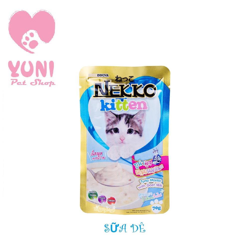 Pate NEKKO Kitten Thức Ăn Cho Mèo Con 70g - Yuni Pet Shop