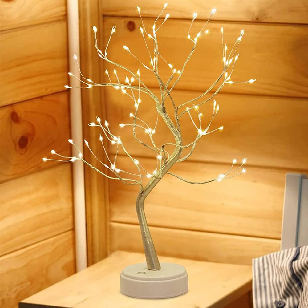 Đèn LED Tree, đèn Bonsai Tree Light Light, LED Light Tree USB / Pin Power cung cấp, cành linh hoạt ánh sáng cây, ánh sáng cây nhỏ, đèn cây cho lễ hội đám cưới tại nhà Giáng sinh