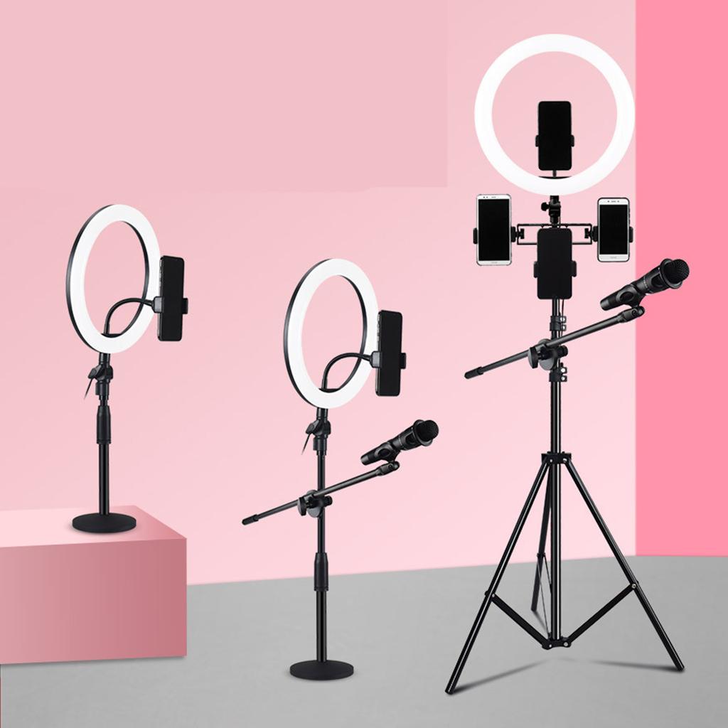 Two-position Bracket 360° Rotation Monopod Mount 11.5x11.5x1.5 cm for Phone