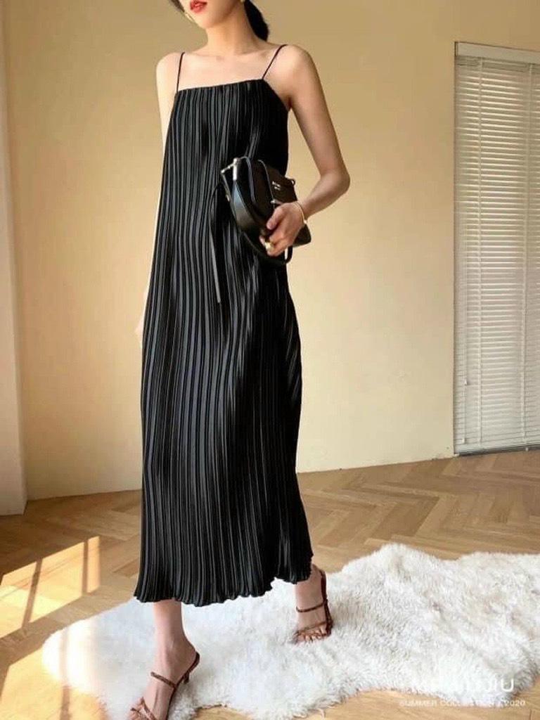 ĐẦM MAXI DẬP LY DÁNG SUÔNG 13331