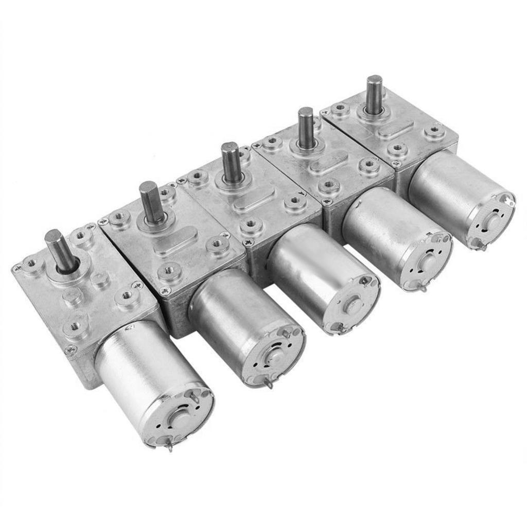 2Pcs 30RPM DC Gear Motor 12V High Torque Speed Reduction Motor Gearmotor