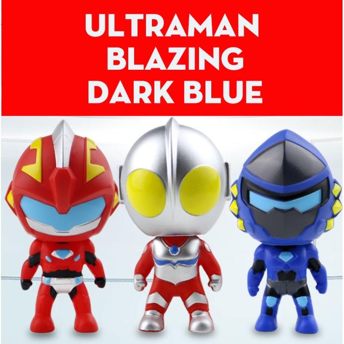 Đồ chơi mô hình siêu nhân 1 Sừng ULTRAMAN BLAZING DARKBLUE kt 6x12cm cực cute