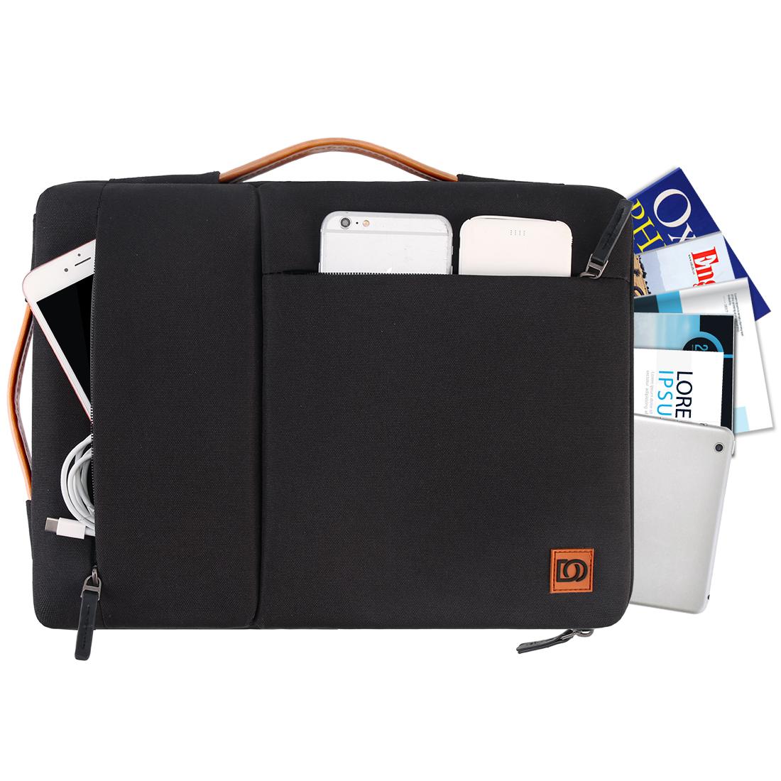Sử Dụng Đa Năng Dây Đeo Túi Đựng Laptop Có Tay Cầm Cho 10 "13" 14 "15.6" 17 "inch Chống Sốc Đựng Máy Tính, đen