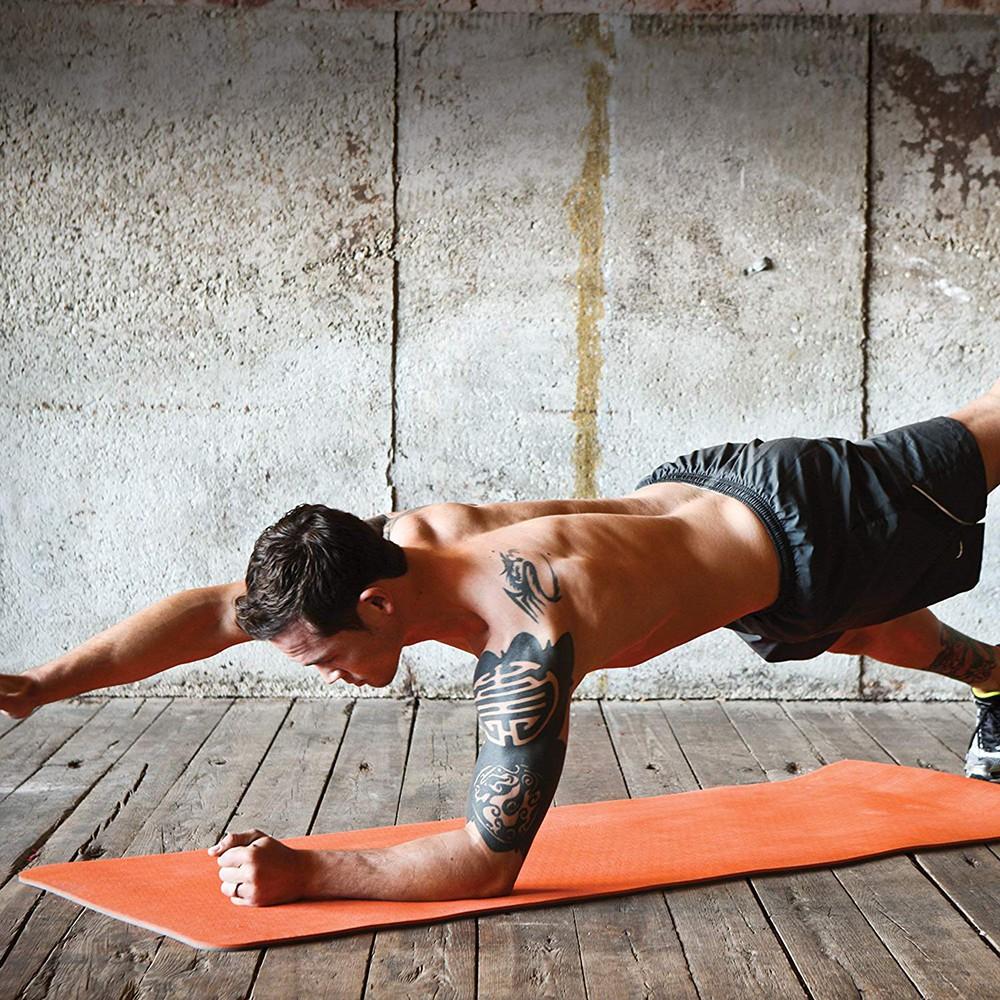 Thảm Tập Yoga Mat Gym Thể Dục TPE Chống Trơn Trượt 2 Lớp