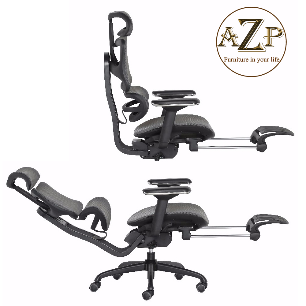 Ghế Giám Đốc, Ghế Văn Phòng AZP FURNITURE Ergonomic AZP-9187 Phân Khúc Cao Cấp - Dòng Lưới Thương Gia Hàn Quốc 