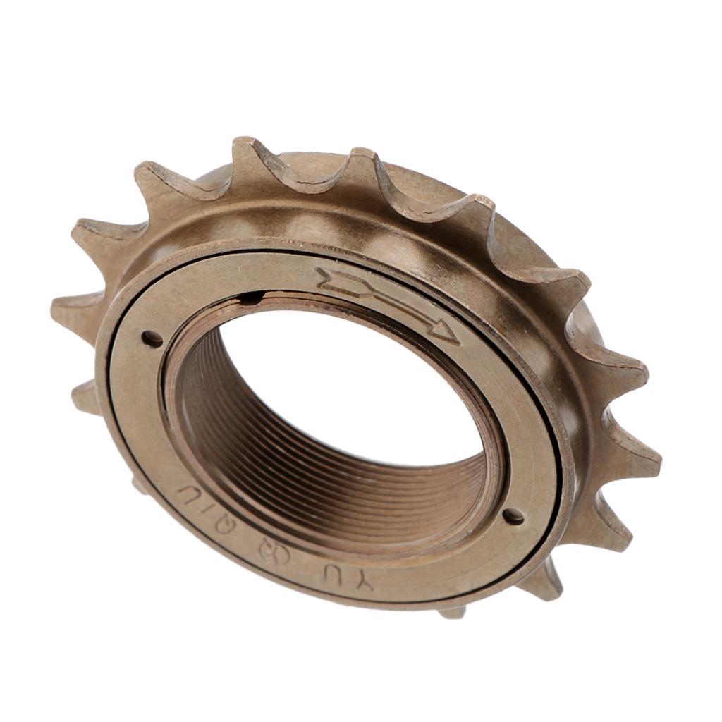 2X 16T 34mm 1/2" X 1/8" Single Bike Bicycle Freewheel Cassette Replacement