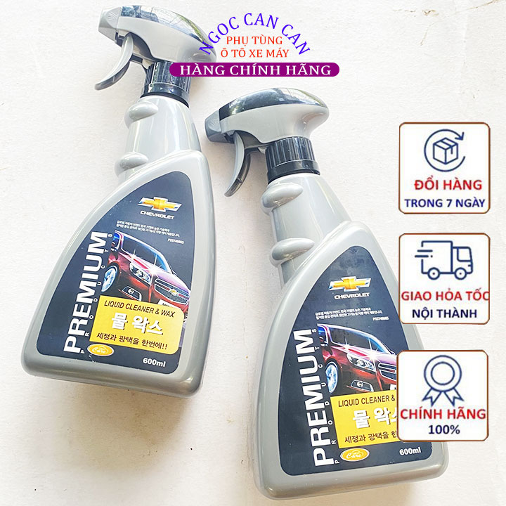 Chai Xịt Liquid Cleaner &amp; Wax Làm Bóng Và Phục Hồi Lớp Sơn  Vỏ 600ml