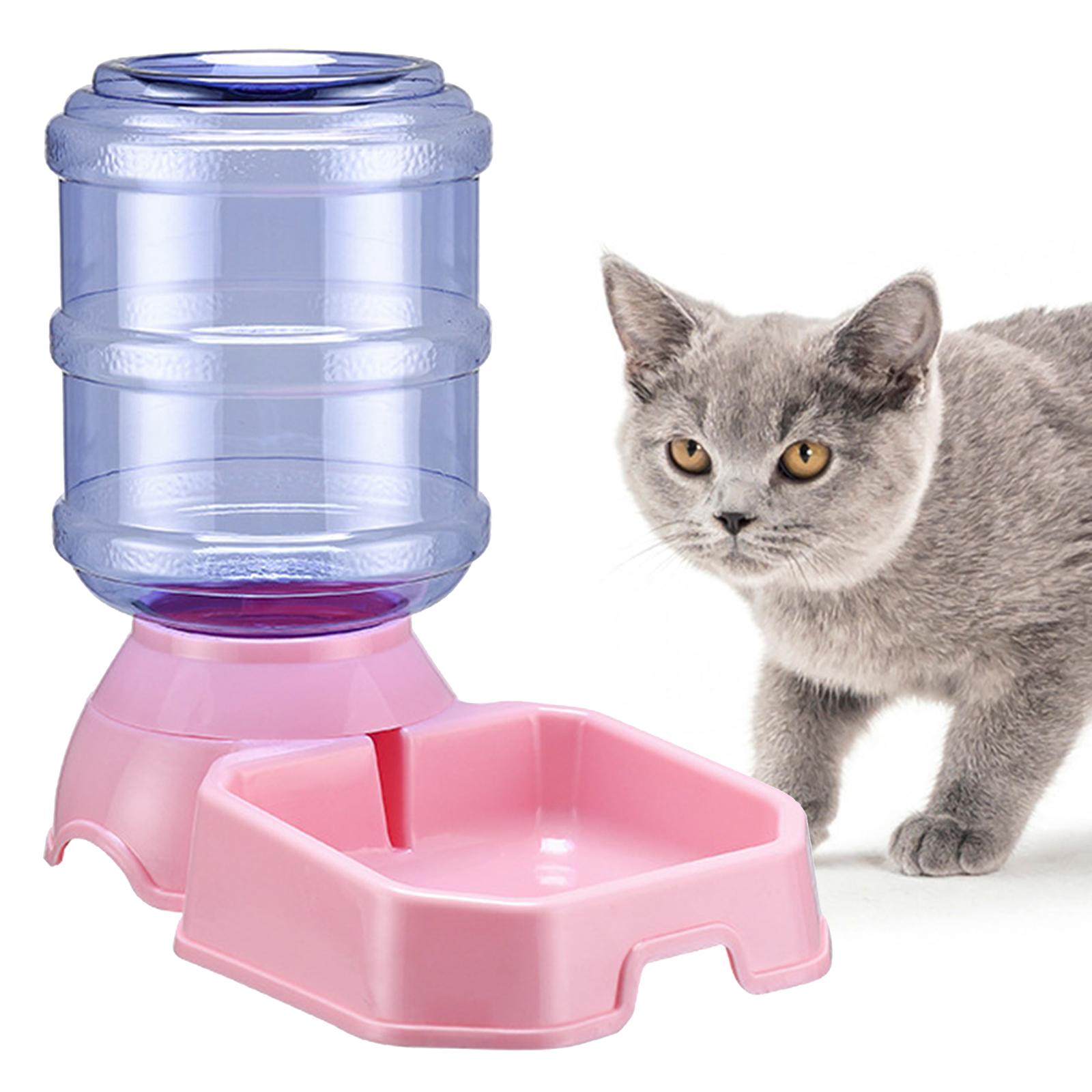 Automatic Cat Dog Feeder Water Dispenser for Small Medium Dog Pets Puppy Kitten Large Capacity 3.8L