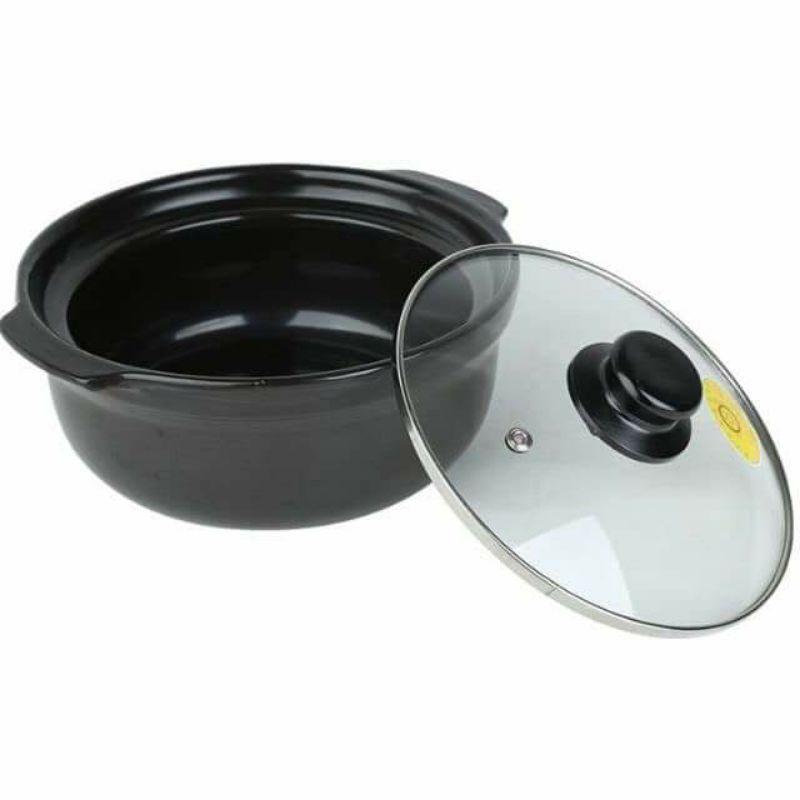Nồi Đất Kiểu Hàn Quốc Chịu Nhiệt Cao Tráng Men Chống Dính, Kho Thịt Cá /Kho Tộ Nấu Mì Cay Đủ Cỡ - loại đẹp