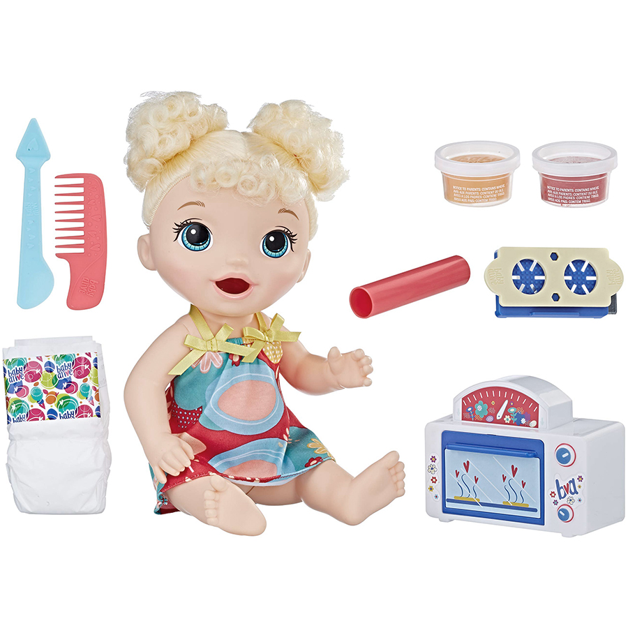 Bé Emma Ăn Bánh Nướng Baby Alive E1947