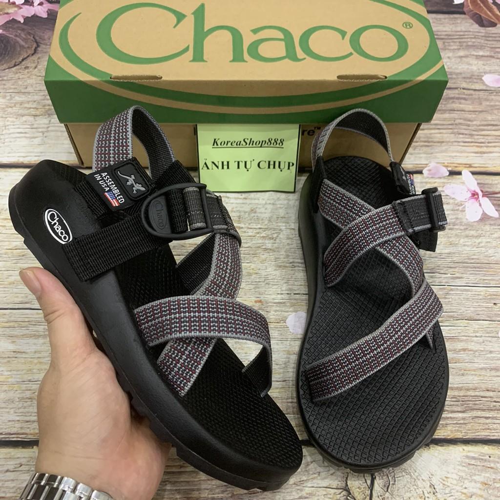 Dép Quai Hậu Nam Chaco Thổ Cẩm Mã D163