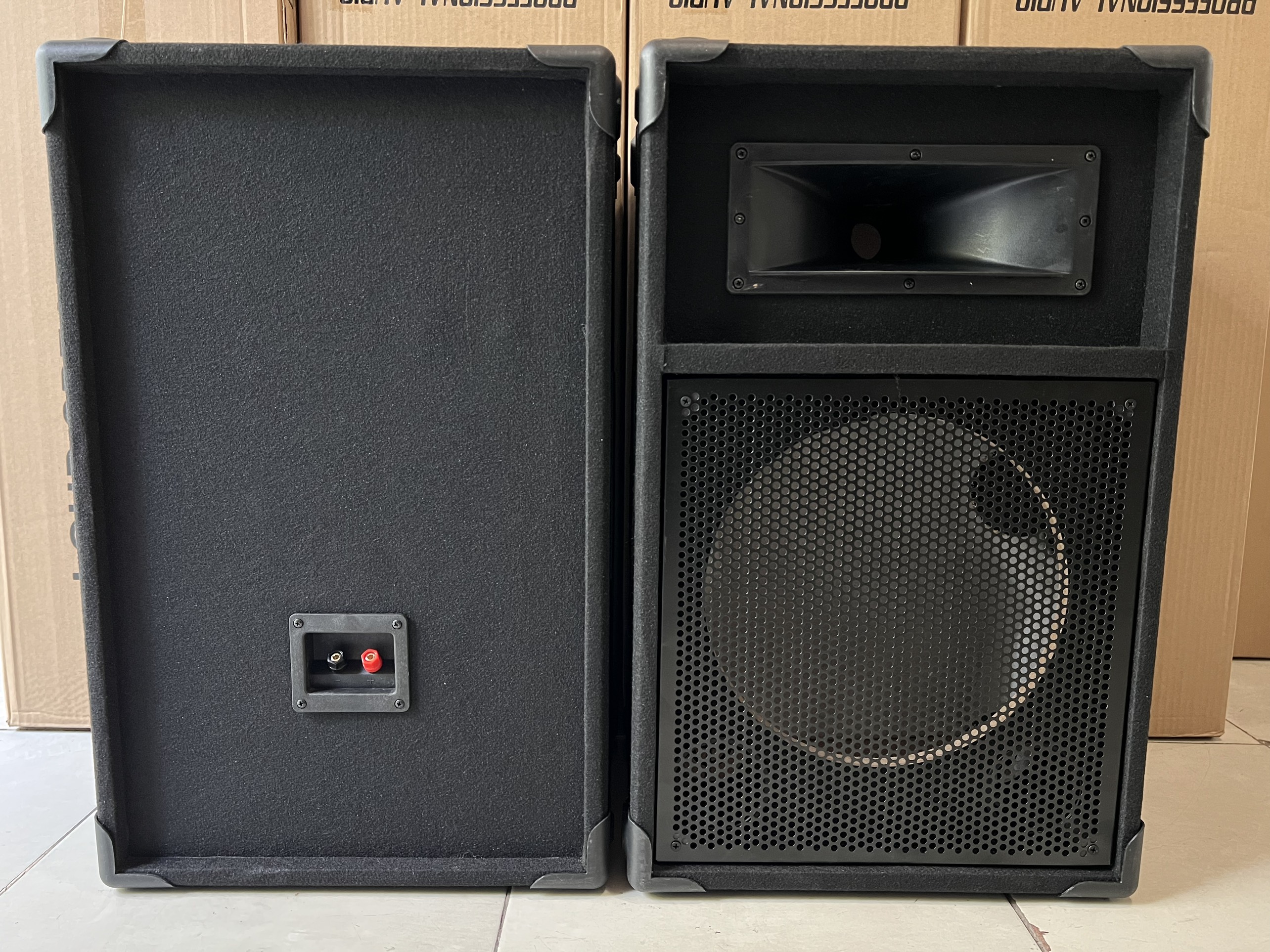 Vỏ thùng loa 3 tấc Nỉ kèn Hải Triều