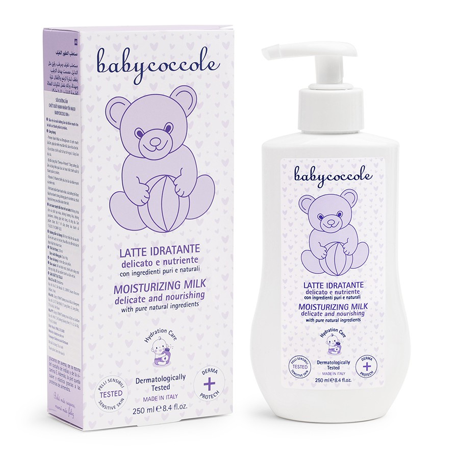 BABYCOCCOLE - Sữa dưỡng ẩm chiết xuất hạnh nhân Babycoccole 250ml