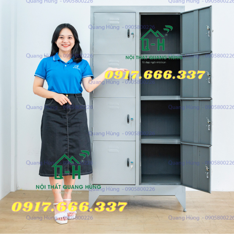 TỦ SẮT HỒ SƠ SƠN DẦU 8 CÁNH DÀNH CHO VĂN PHÒNG