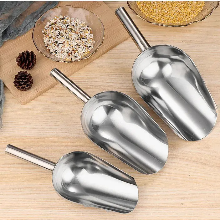 Xẻng Xúc đá, xúc hạt inox dày không hoen gỉ - PaKaSa