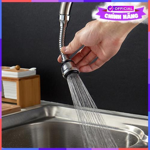 Vòi Xịt Tăng Áp Inox Xoay 360 Độ Vouller (Màu Bạc) - Hàng Chính Hãng