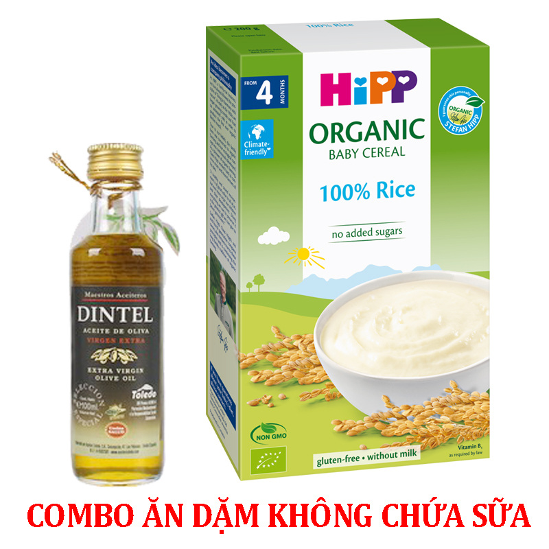 COMBO ĂN DẶM HIPP NHỦ NHI - Dầu olive Dintel nguyên chất – Extra Virgin Olive Oil 100ml