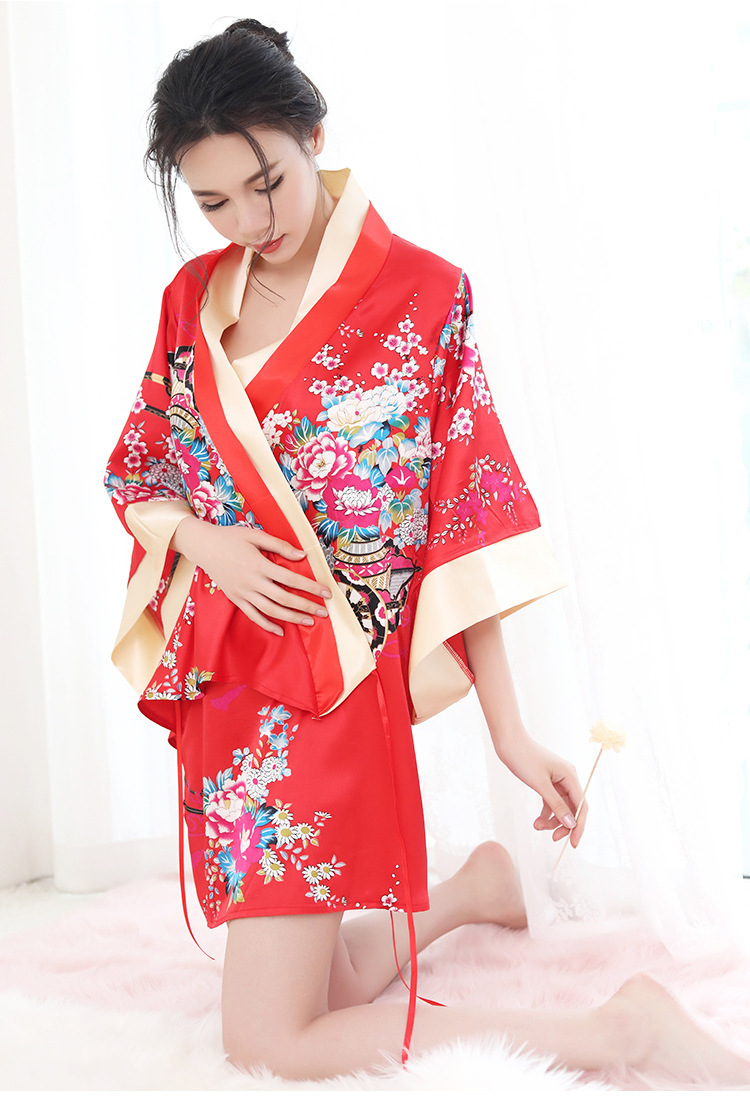 Cosplay Kimono Nhật Nhiều Màu Tặng Quần Lọt Khe + Đai Nơ Sexy Erotic Dress Nightwear Brave Man BCS21 A046