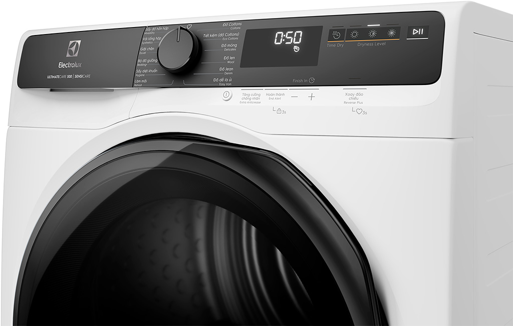 Máy sấy bơm nhiệt Electrolux UltimateCare 8 kg EDH803J5WC - HÀNG CHÍNH HÃNG - CHỈ GIAO HCM