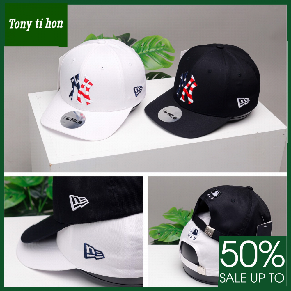 Tony tí hon _ Mũ/nón kết lưỡi trai thêu cờ thời trang nam nữ cá tính cao cấp, đẹp