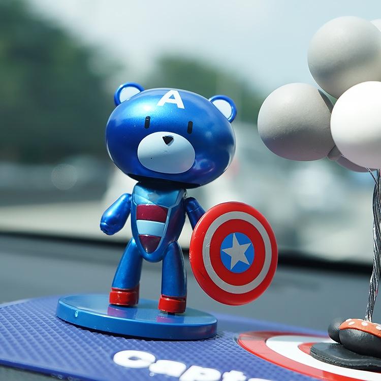 6 League of Legends Bear Car Decorations Car Interior Accessories Creative Center Console Decorations