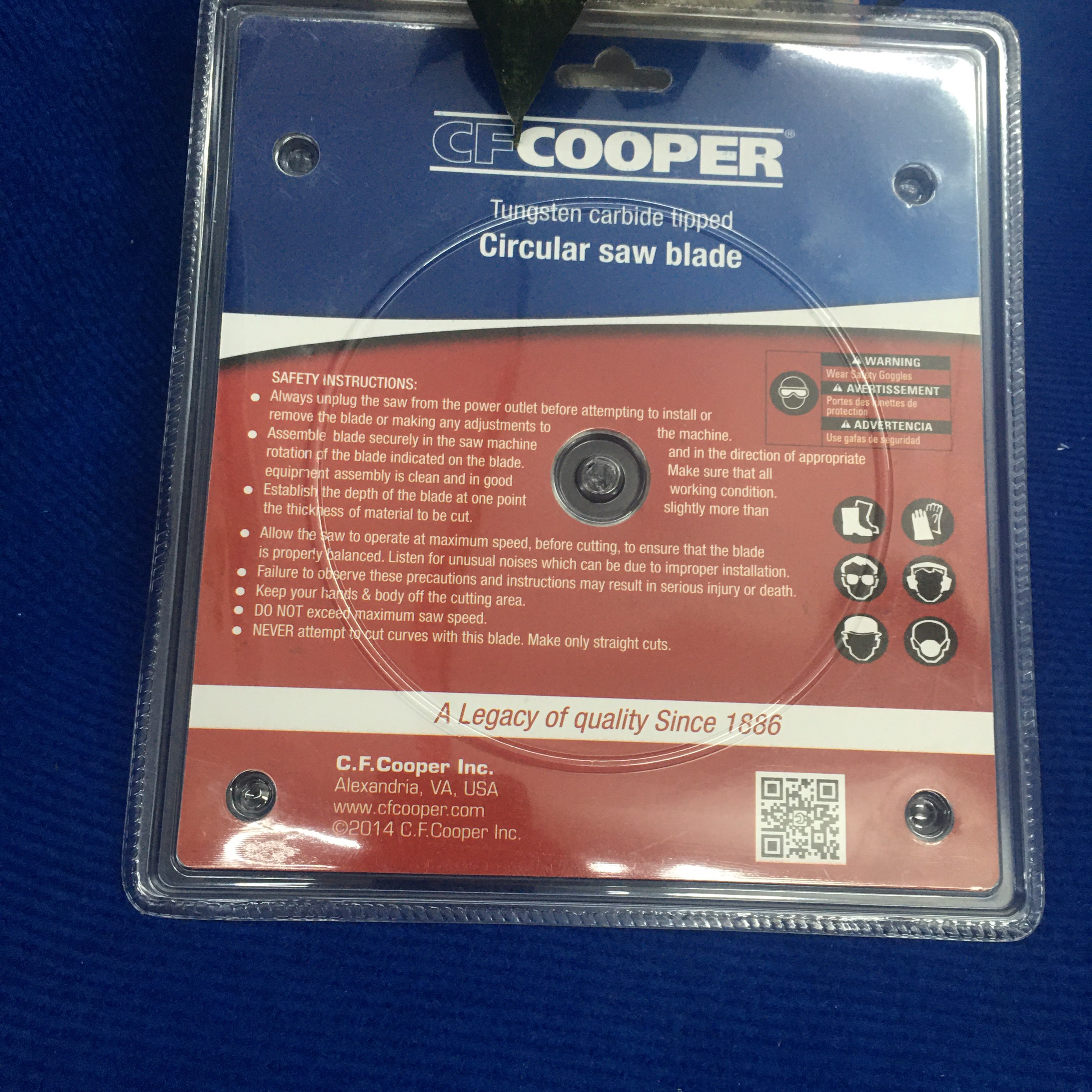 LƯỠI CƯA GỖ CFCOOPER SW07040