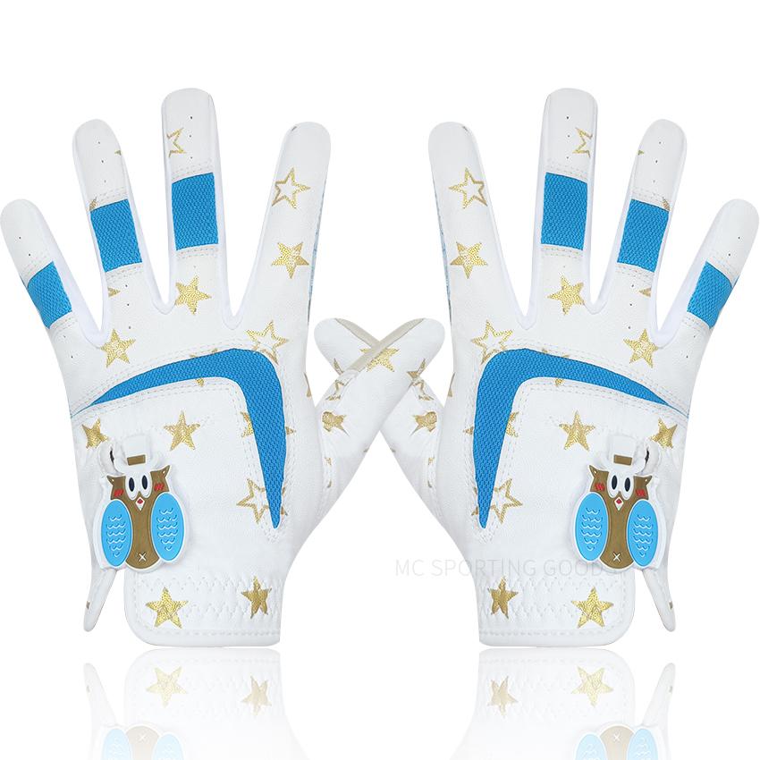 Găng tay golf trẻ em Color: 1 pair red Size: L