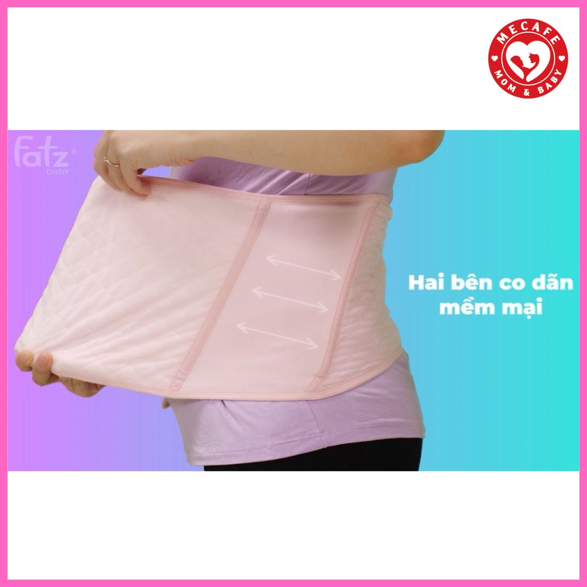 Đai đỡ bụng bầu cho mẹ Fatzbaby 2 trong 1 (nhẹ mềm - thoáng khí - thấm ướt - dễ chịu)